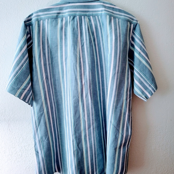 Peter Elliot NY Imported Cotton Men Short Sleeve Shirt XL - Picture 5 of 5